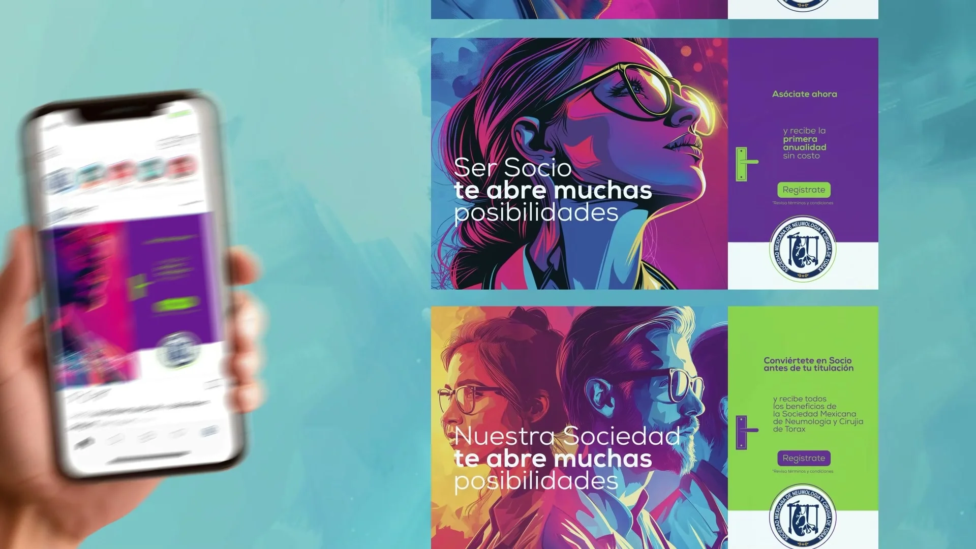 Video del caso: cómo la campaña Te abre muchas posibilidades acercó a la Sociedad Mexicana de Neumología y Cirugía de Tórax a los residentes