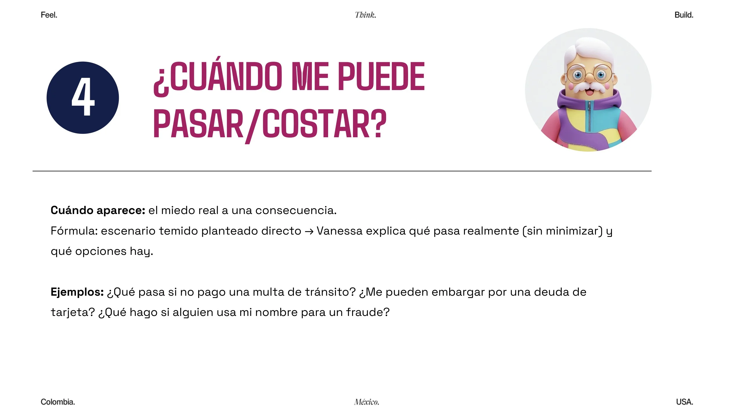 Línea de contenido ¿Cuándo me puede pasar o costar?